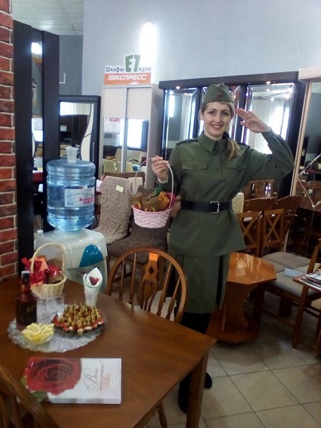 Униформа сотрудников к акции, приуроченной ко Дню защитника Отечества